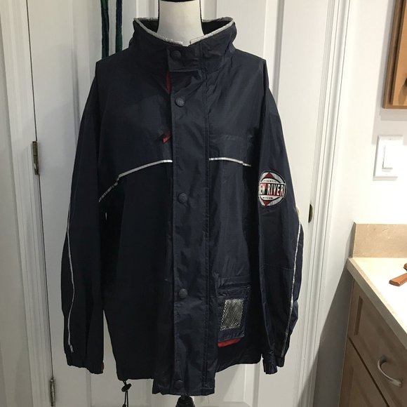 New River Nylon Hooded All Weather Jacket XL Flawless - Picture 1 of 13